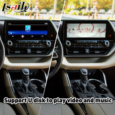 Lsailt Bezprzewodowy interfejs Android Auto Carplay do Toyota Highlander od 2020 roku