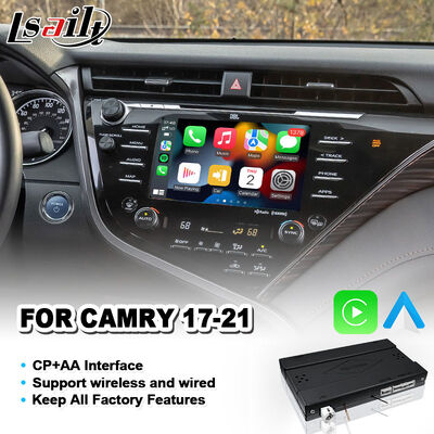 Lsailt Wireless Android Auto Carplay Interface dla 2017-2021 Toyota Camry