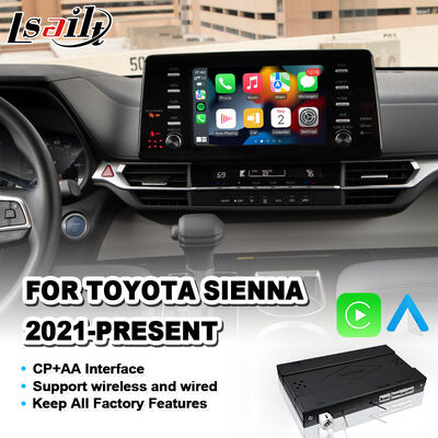 Lsailt Wireless Android Auto Carplay Interface dla 2021-Obecny Toyota Sienna LE XLE XSE