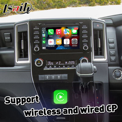 Interfejs Lsailt Wireless Android Auto Carplay dla Toyota Granvia z 2019 roku