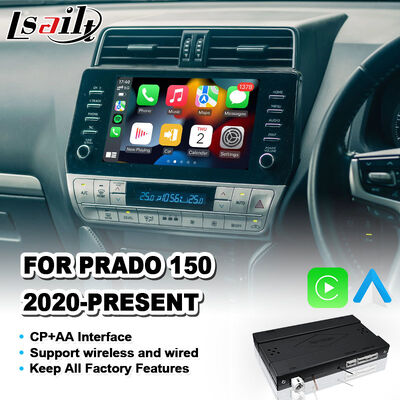 Lsailt Wireless Android Auto Carplay Interface dla 2020-Toyota Land Cruiser Prado 150
