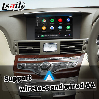 Lsailt Bezprzewodowy interfejs Android Auto Carplay do Nissan Cima 2012-2022
