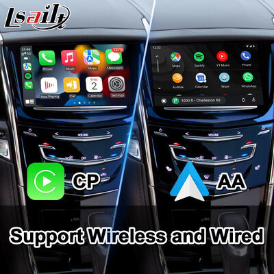 Lsailt Android Nawigacja Interfejs wideo dla 2014-2019 Cadillac ATS CUE System z Carplay