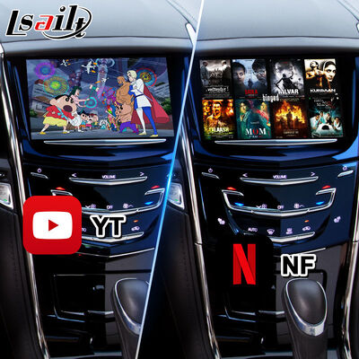 Lsailt Android Nawigacja Interfejs wideo dla 2014-2019 Cadillac ATS CUE System z Carplay