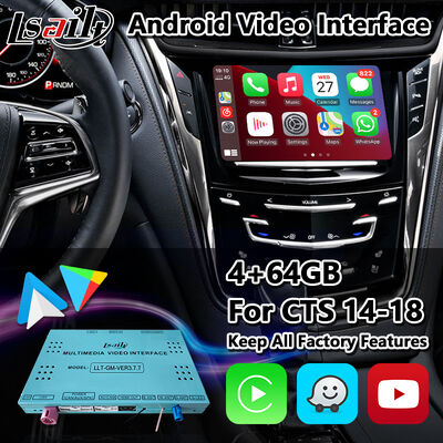Lsailt Android Carplay Multimedia Video Interface dla 2013-2019 Cadillac CTS CUE System