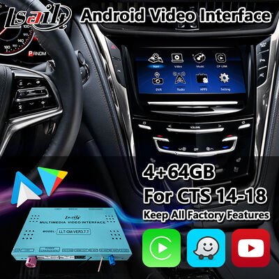 Lsailt Android GPS Navigation Video Interface dla systemu Cadillac CTS CUE z lat 2013-2019 z Carplay