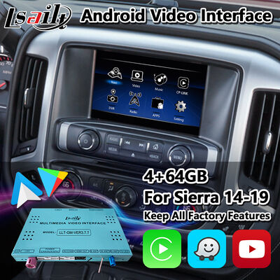 Interfejs wideo nawigacji samochodowej w systemie Lsailt Android na lata 2014-2019 GMC Sierra 1500 2500 3500 System Intellilink