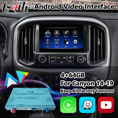 Lsailt Android Multimedia Video Interface dla 2015-2020 GMC Canyon Intellilink System z Carplay