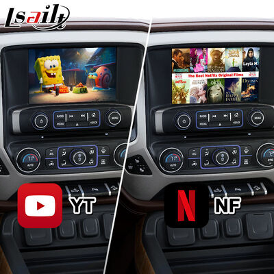 Interfejs multimedialny Chevrolet Silverado Android CarPlay z bezprzewodowym Android Auto