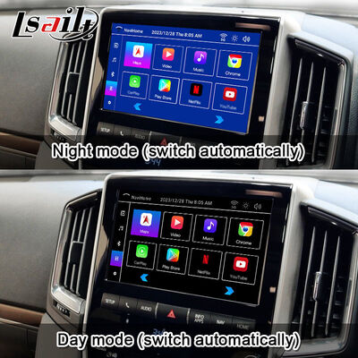 Android 13 Multimedia Video Interface for Land Cruiser LC200 VXR VX GXL Sahara V8 2013-2021 OEM Uaktualnienie ekranu z bezprzewodowym CarPlay,YouTube