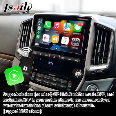 Android 13 Multimedia Video Interface for Land Cruiser LC200 VXR VX GXL Sahara V8 2013-2021 OEM Uaktualnienie ekranu z bezprzewodowym CarPlay,YouTube