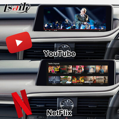 Moduł aktualizacji OEM Android do Lexus RX450h, RX350 RX270 2016-2021 Integracja bezprzewodowy CarPlay, Android Auto, YouTube, NetFlix