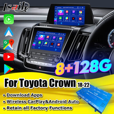 OEM Integracja Android CarPlay Interface Box dla Crown S220 2018-2022 z Androidem Auto, YouTube, NetFlix, Google Play