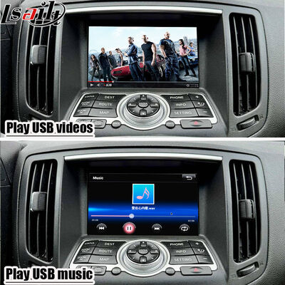 Lsailt 7 Inch Wireless Android Auto CarPlay Screen dla Infiniti G37 G25 G35 Skyline 370GT (V36) Q40 2007-2014 HD Touch Display