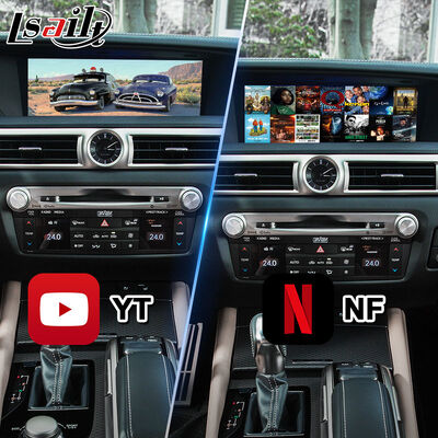 Lsailt Android Car Multimedia Interface dla Lexus GS300h GS200t GS350 GS450h GSF GS L10 2016-2020