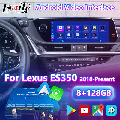 Interfejs wideo nawigacji Lsalit Android Carplay dla Lexus ES 300h ES250 ES350 ES300h od 2018 roku