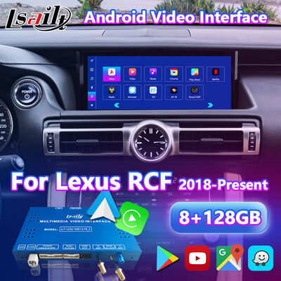 Interfejs wideo Lsailt Android Carplay dla Lexus RC 300h 350 300 F Sport 2018-2023