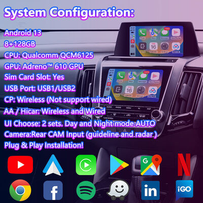 Lsailt Android Multimedia Video Interface dla Toyota Crown S220 2018-2022 z Carplay