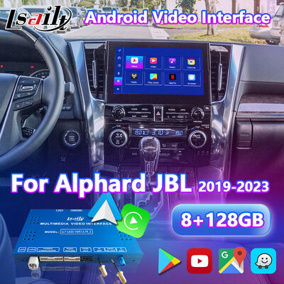 Interfejs wideo Lsailt Android Carplay do Toyota Alphard Vellfire JBL z lat 2019-2023 (wersja wysoka)