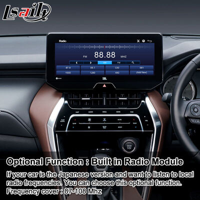 Lsailt Android Carplay Navigation Video Interface dla Toyota Harrier Venza od 2020 roku z obsługą modułu radiowego