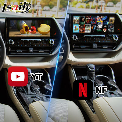 Lsailt Android Car Navigation Multimedia Video Interface dla 2020 r. i obecnego Toyoty Highlander