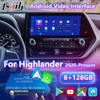 Lsailt Android Car Navigation Multimedia Video Interface dla 2020 r. i obecnego Toyoty Highlander