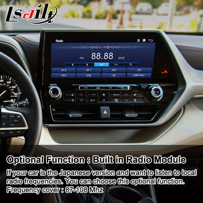 Lsailt Android Car Navigation Multimedia Video Interface dla 2020 r. i obecnego Toyoty Highlander