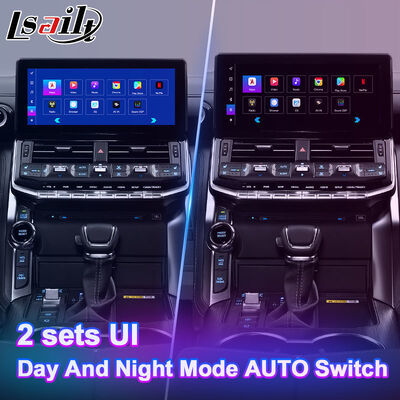 Lsailt Android Nawigacja Interfejs Carplay dla 2021-2024 Toyota Land Cruiser 300 GX-R VX-R GR GR-S Sahara ZX VX LC300