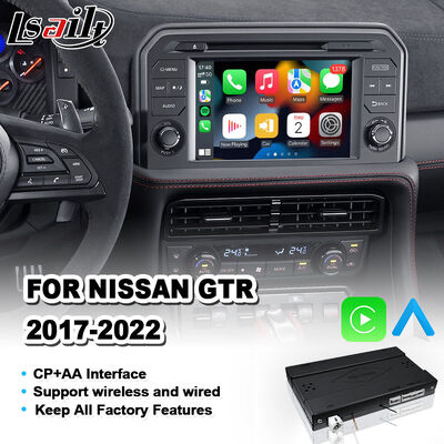 Lsailt Nissan GT-R R35 2017-2022 Interfejs CarPlay OEM Moduł integracji Fabryczny Ekran Bezprzewodowy Android Auto Uaktualnienie