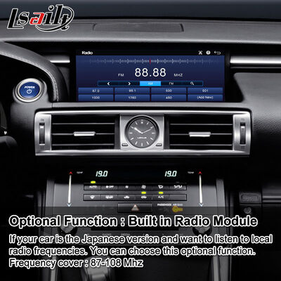 Lsailt 10,25 cali Android Carplay Multimedia Screen dla 2013-2020 Lexus IS Knob IS250 IS200t IS300 IS300h IS350