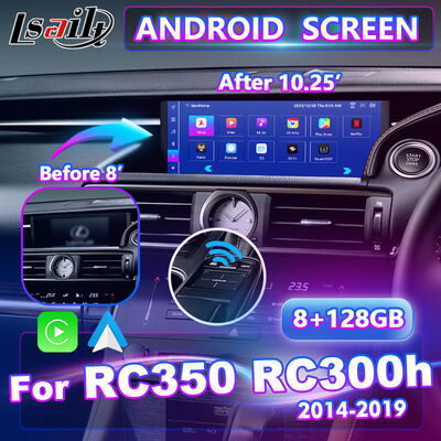 Lsailt Android Carplay Multimedia Interface Screen dla 2014-2018 Lexus RC350 RC300h RC200t RC300 RCF