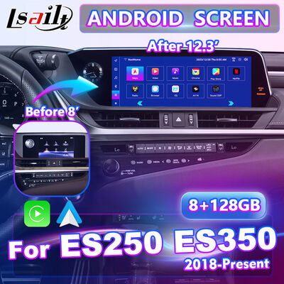 Lsailt Android Carplay Multimedia Interface Screen na lata 2018-2021 Lexus ES 250 ES300h ES350 ES250