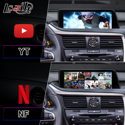 Lsailt Android Carplay Multimedia Interface Screen dla 2016-2019 Lexus RX Knob RX350 RX450h RX200t RX300