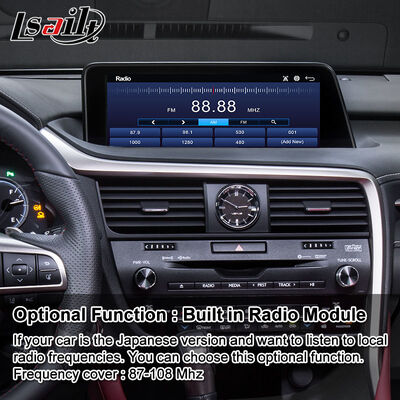 Lsailt Android Carplay Multimedia Interface Screen dla 2016-2019 Lexus RX Knob RX350 RX450h RX200t RX300