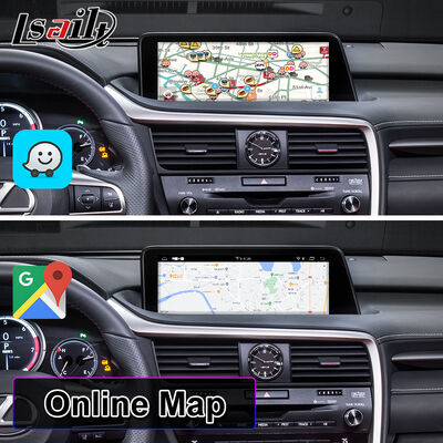 Lsailt Android Carplay Multimedia Interface Screen dla 2016-2019 Lexus RX Knob RX350 RX450h RX200t RX300