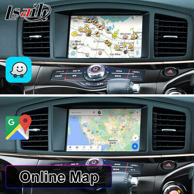 Ekran multimedialny Lsailt Android Carplay na lata 2010-2020 Nissan Elgrand E52