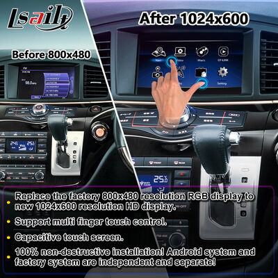 Ekran multimedialny Lsailt Android Carplay na lata 2010-2020 Nissan Elgrand E52