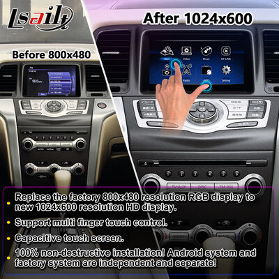 Lsailt Android Carplay Multimedia Screen dla 2008-2014 Nissan Murano Z51