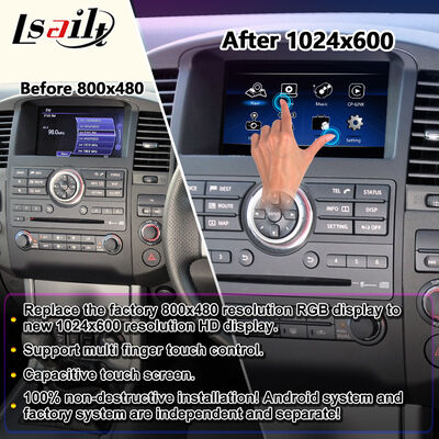 Lsailt Android Carplay Multimedia Screen dla 2010-2015 Nissan Navara D40