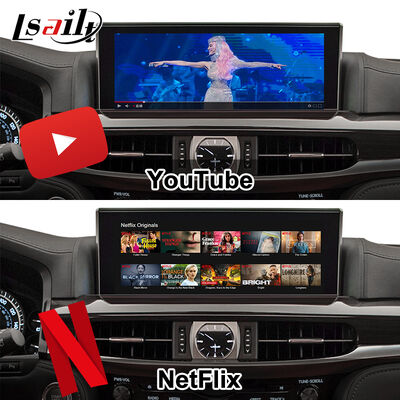 OEM Android Upgrade Module dla LX570 Lexus RX GX LS NX ES Integracja bezprzewodowa CarPlay, Android Auto, YouTube,NetFlix