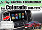 Multimedialny interfejs wideo 32G ROM dla Chevrolet Colorado 2014-2018 obsługuje wyświetlanie dwóch zdjęć na tym samym ekranie!
