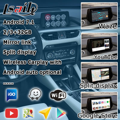 Mazda 6 Atenza nawigacja GPS interfejs wideo opcjonalny interfejs carplay android auto