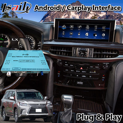 Multimedialny interfejs wideo Lsailt Android Carplay na lata 2016-2021 Lexus LX 570 LX570