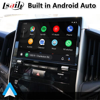 4 + 64 GB interfejs wideo Android Carplay dla Toyota Land Cruiser LC200 LC-GT GXR 2018-2021 dotykowy 3