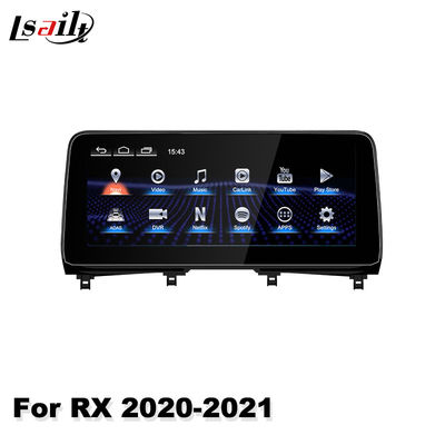 Lsailt 12,3-calowy bezprzewodowy ekran multimedialny Android Auto Carplay dla Lexus RX RX350 RX450h