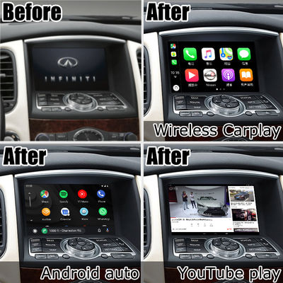 Infiniti QX50 / EX EX35 EX37 Samochód android 13 System interfejsu pudełko z carplay android auto wyświetlacz Lsailt