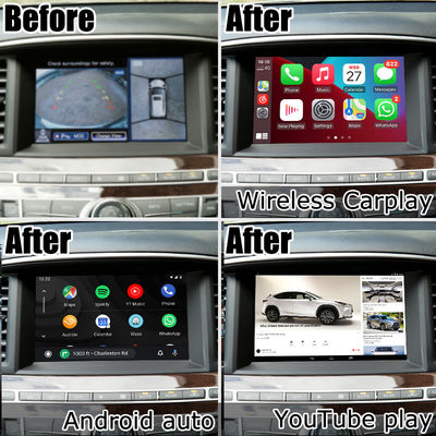 Android 13 interfejs Carplay Box Yandex Navi Dla Infiniti QX60 / JX35 Qualcomm 8+128 system