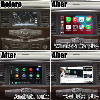 Nissan Patrol Y62 Armada Baza Qualcomm Nawigacja samochodowa Pudełko nawigacyjne Carplay Urządzenie nawigacyjne GPS