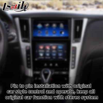 Interfejs GPS carplay, 8+128GB Android 11 interfejs skrzynki nawigacyjnej dla Infiniti Q50 / Q60