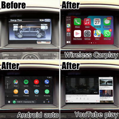 Nissan Pathfinder Andorid 11 Carplay android system nawigacji automatycznej Online nawigacja Video Play